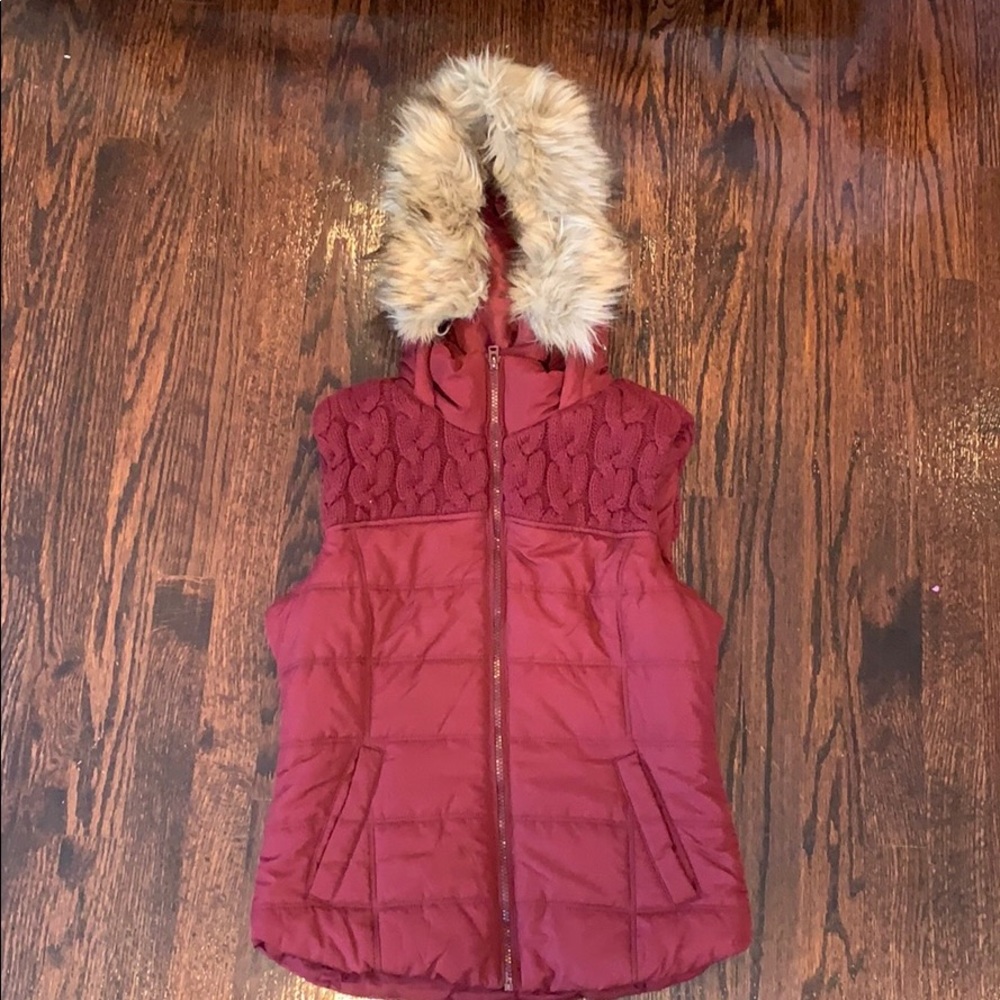 Aeropostale Hooded Vest